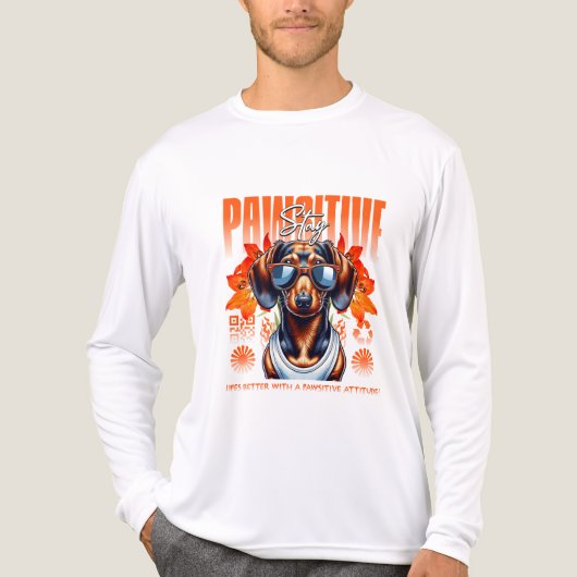 Bleib positiv Tri-Blend shirt (Vorderseite)