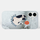 Bleib positiv Tuxedo-Katze Illustration Case-Mate iPhone Hülle (Rückseite (Horizontal))