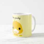 Bleib Quacky Classic Becher, 0,33 l Kaffeetasse (VorderseiteRechts)