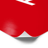Bleib ruhig & digitale Dateien Poster (Ecke)