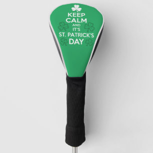 Bleib ruhig, es ist St. Patricks Tag Irisch  Golf Headcover