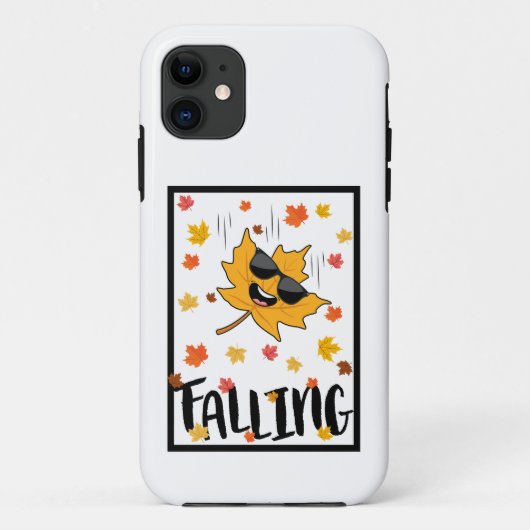 Bleib ruhig & falle um Case-Mate iPhone hülle (Rückseite)