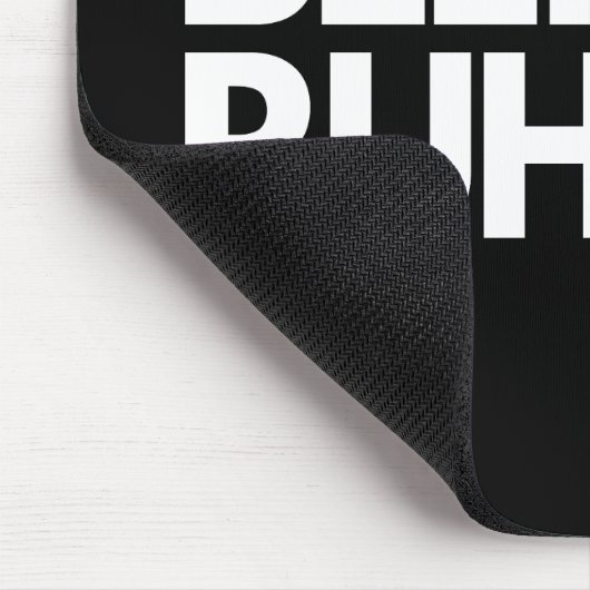 Bleib Ruhig – Funny Stay Calm Office Mousepad (Ecke)