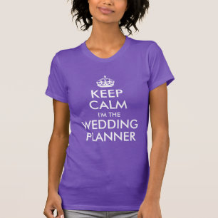 Bleib ruhig Hochzeitsplaner T-Shirt