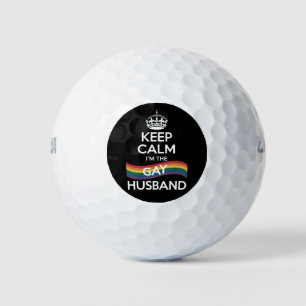 Bleib ruhig, ich bin der schwule Ehemann, Ehefrau, Golfball