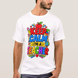 Bleib ruhig, ich bin Lehrer T-Shirt