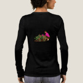 ''Bleib ruhig & mach weiter Garten'' Tri-Blend Shirt (Rückseite)