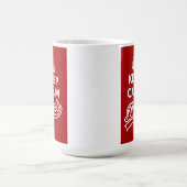 Bleib ruhig, Mann Kaffeetasse (Mittel)