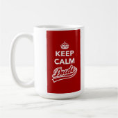 Bleib ruhig, Mann Kaffeetasse (Links)