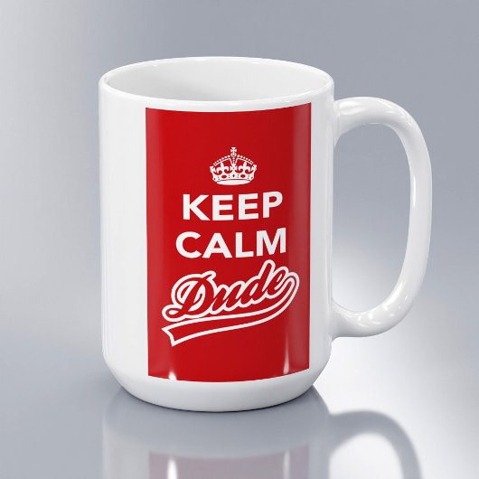 Bleib ruhig, Mann Kaffeetasse