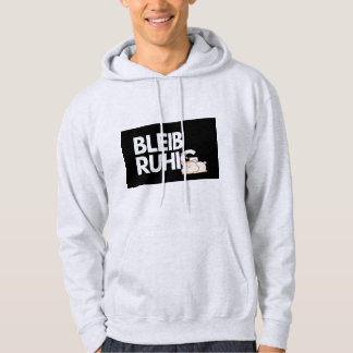 Bleib Ruhig Niedliches Schlafendes Katzen Deutsche Hoodie