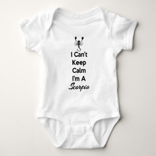 Bleib ruhig Skorpion Baby Strampler