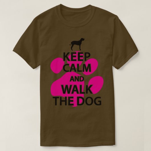 Bleib ruhig T-Shirt (Design vorne)