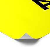 BLEIB RUHIG UND BLEIB WEG POSTER (Ecke)