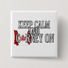 Bleib ruhig und Carney weiter Button
