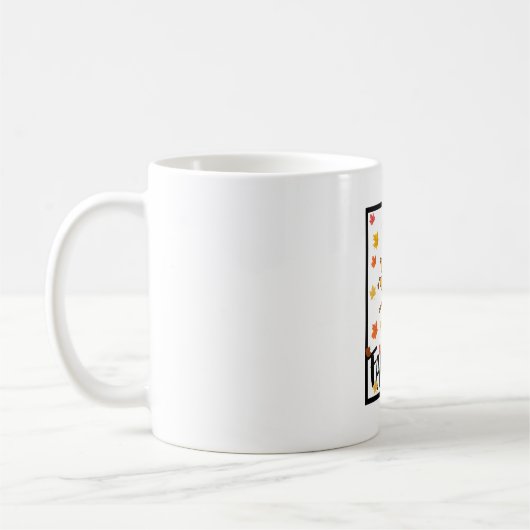 Bleib ruhig und falle um kaffeetasse (Links)