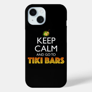 Bleib ruhig und geh zu Tiki-Bars Case-Mate iPhone Hülle