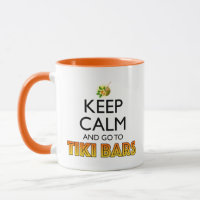 Bleib ruhig und geh zu Tiki-Bars