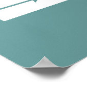 Bleib ruhig und heirate poster (Ecke)