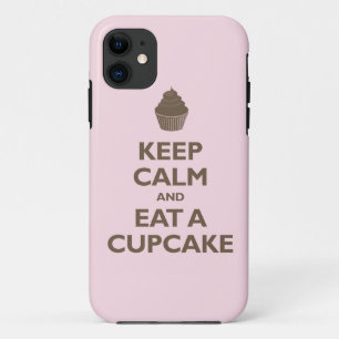 Bleib ruhig und iss einen Cupcake Case-Mate iPhone Hülle