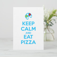 Bleib ruhig und iss Pizza 1
