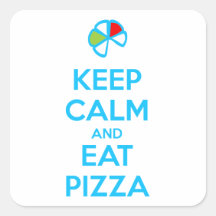 Bleib ruhig und iss Pizza 1