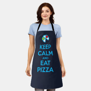Bleib ruhig und iss Pizza 1 Schürze