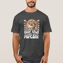 Bleib ruhig und iss Popcorn T-Shirt