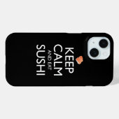 Bleib ruhig und iss Sushi Case-Mate iPhone Hülle (Rückseite (Horizontal))