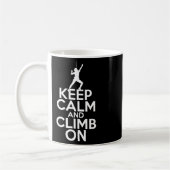 Bleib ruhig und klettere auf den Kletterbaum Felse Kaffeetasse (Links)