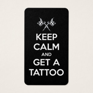 Bleib ruhig und lass dir ein Tattoo stechen