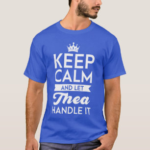 Bleib ruhig und lass Lethea das regeln Namehea Jun T-Shirt