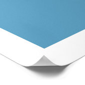 Bleib ruhig und mach weiter! poster (Ecke)