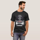 Bleib ruhig und Mod an T-Shirt (Vorne ganz)