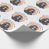 Bleib ruhig und nippe an deinem Kaffee Design Geschenkpapier (Ecke)