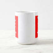 Bleib ruhig und Om Nom Nom Dinosaurier Tasse (Mittel)