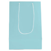 "Bleib ruhig und Pionier" Mittlere Geschenktasche Geschenktüte (Rückseite)