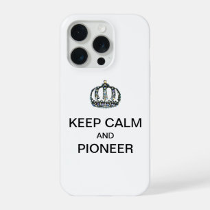 BLEIB RUHIG UND PIONIERE iPhone 15 PRO HÜLLE