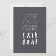 Bleib ruhig und praktiziere Qigong