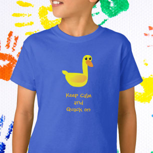 Bleib ruhig und quack weiter - Enten Humor T-Shirt