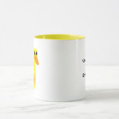 Bleib ruhig und quack weiter Enten Humor Tasse (Zentrum)