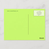 Bleib ruhig und recycel weiter Postkarte (Rückseite)
