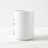 Bleib ruhig und ruf Mama an Kaffeetasse (Mittel)