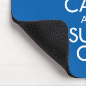 Bleib ruhig und surfe weiter mousepad (Ecke)