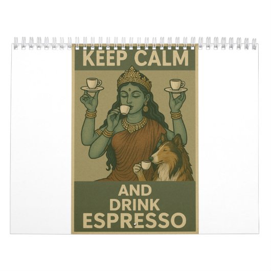 Bleib ruhig und trinke Espresso Kalender (Titelbild)
