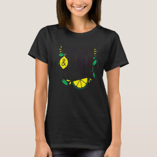 Bleib ruhig und trinke Zitronenlimonade Saft Somme T-Shirt