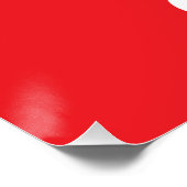 Bleib ruhig und vertraue Gott Poster (Ecke)