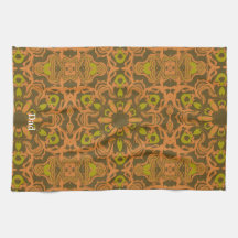 Bleib ruhig Vibrante kühne Flüssig-Mandala-Kunst