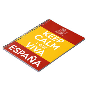 Bleib ruhig y que viva España Notizblock