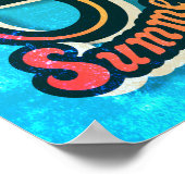 Bleib salzig, Sommer Stimmung Poster (Ecke)